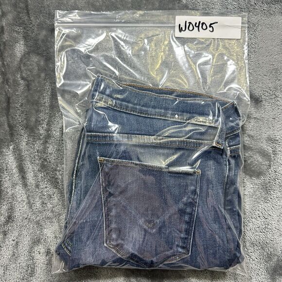 Hudson Jeans Womens 28 Blue Dark Wash Slim Straight Stretch Raw Hem RN 107906‎ - Picture 13 of 13